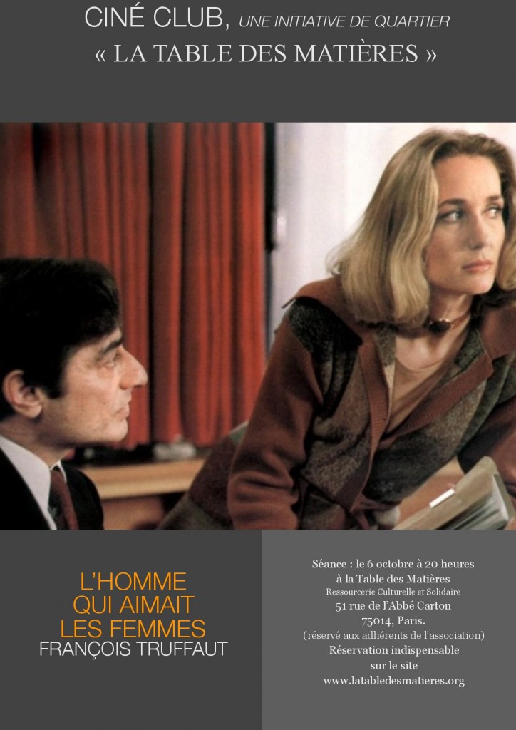 Affiche Truffaut